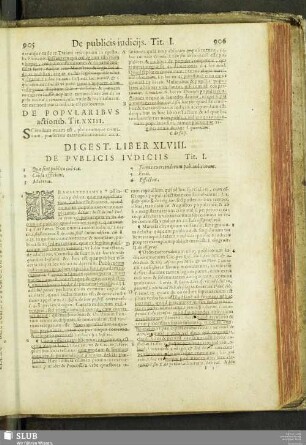 Digest. liber XLVIII. de publicis iudiciis
