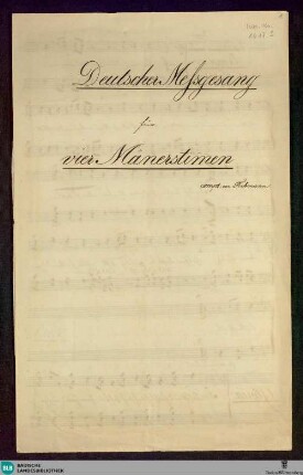 Masses - Don Mus.Ms. 1617|1 : V (4); B|b