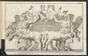 Das Vortreffliche Alte Denck-mahl Von dem Sieg, welchen Bacchus in Indien und in Griechenland soll erhalten haben. Man siehet ihn, nebst seinem Weib ...