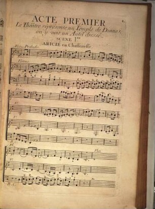 Hippolite et Aricie : tragédie ; représentée par l'Académie Royale de Musique le jeudy premier octobre 1733
