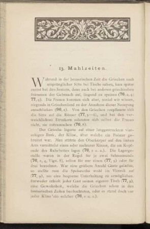 13. Mahlzeiten.
