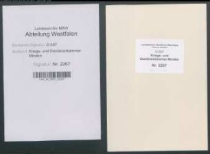 Vererbpachtung des Amtes Reineberg: Allgemeines - Band 2