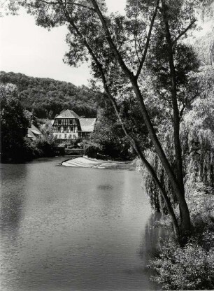Alte Mühle an der Jagst in Forchtenberg