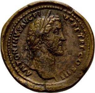Sesterz des Antoninus Pius mit Darstellung der Italia