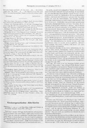437-439 [Rezension] Juden und Christen in der Antike