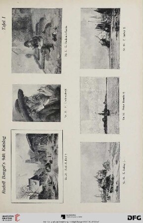 Tafel I-XI