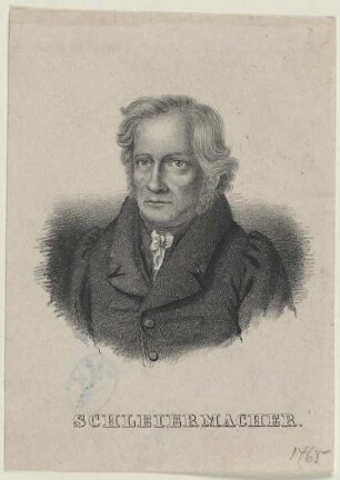 Bildnis des Friedrich Ernst Daniel Schleiermacher