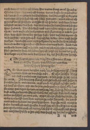 Wie Fortunatus mit dem Graffen von Flandern ... von dem lande Cypern hinweg fur.