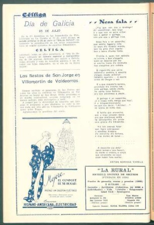 Las fiestas de San Jorge en Villamartín de Valdeorras