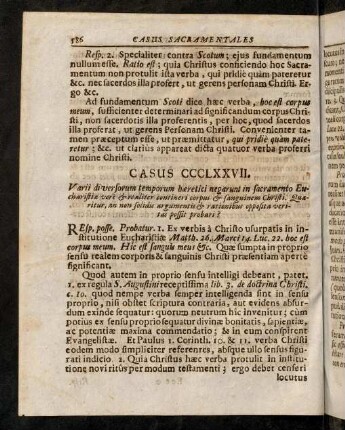 586-595, Casus CCCLXXVII - CCCLXXVIII