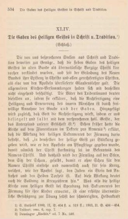 534-544 Die Gaben des Heiligen Geistes in Schrift und Tradition : Schluss