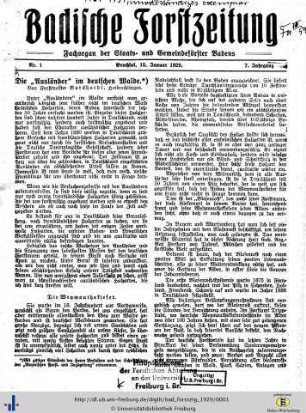 Nr. 1, 15. Januar 1929