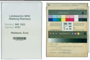 Entnazifizierung Erich Nielebock , geb. 11.08.1904 (Verwaltungsangestellter)