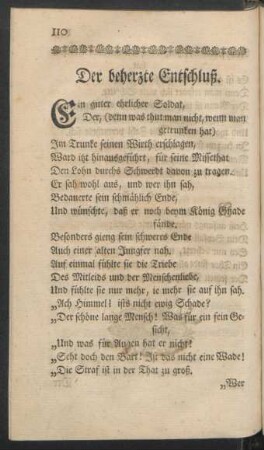 Der beherzte Entschluß