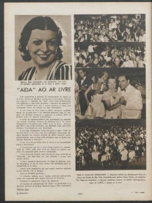 "Aida" ao ar livre