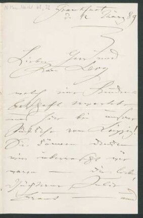 Brief an Martin Levy : 12.03.1889