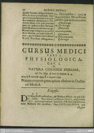 Pars I. Physiologica
