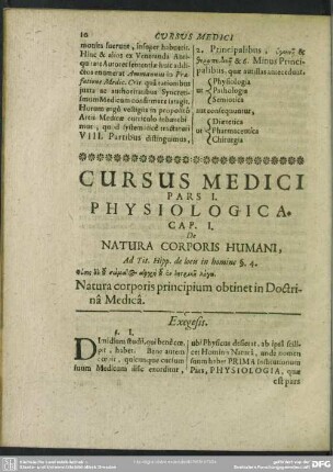 Pars I. Physiologica