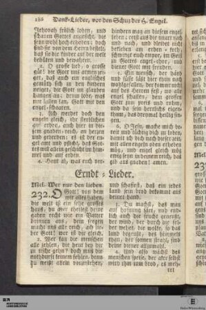 Erndt-Lieder.