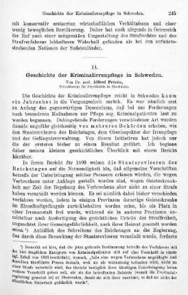 245-253, Geschichte der Kriminalirrenpflege in Schweden