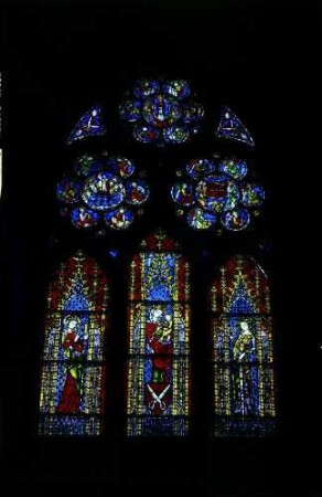 keine Beschreibung [Freiburg: Freiburger Münster, Fenster der Schneider-Innung]