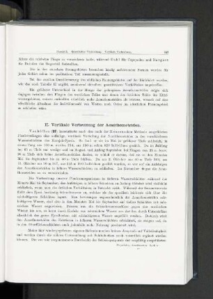 II. Vertikale Verbreitung der Acanthometriden.