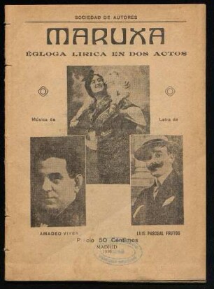 Maruxa : égloga lírica en dos actos