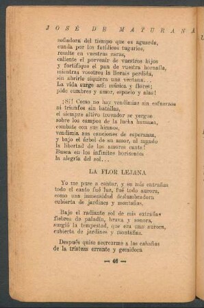 La flor lejana