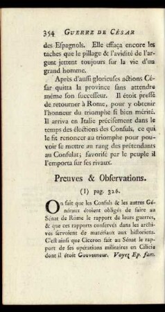 Preuves & Observations