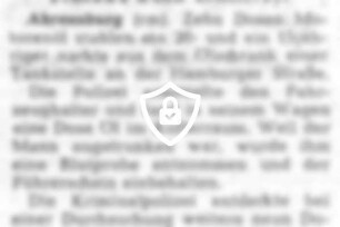 Öldiebe bald ermittelt