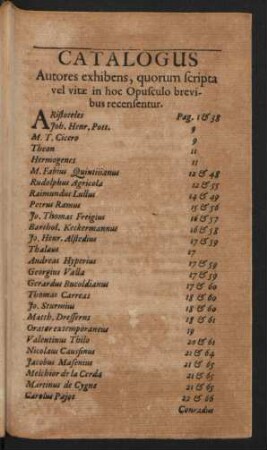 Catalogus ...
