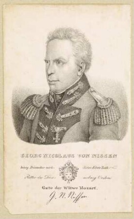 Bildnis von Nicolaus Nissen ( 1761-1826)