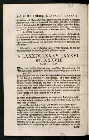 306-312, II. Abtheilung § LXXXIV - LXXXVII