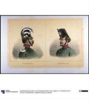 Sicherheitswache-Helm und Sicherheitswache-Czako