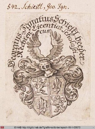 Wappen des Georg Ignatius Schiestl