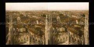 Blick auf Mailand vom Dach des Doms