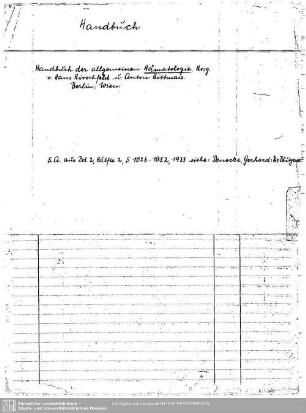 Handbuch Hämatologie