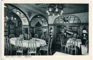 Meißen. Hotel blauer Stern - Speisezimmer