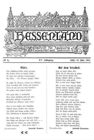 No. 6, 16. März 1901
