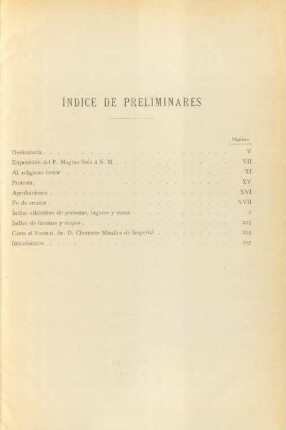 Indice de preliminares