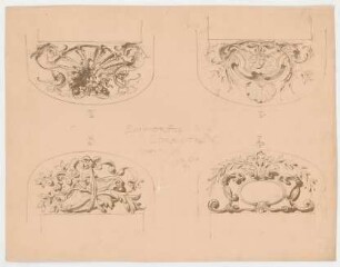 Thiersch, Friedrich von; München; Justizpalast - Ornamente (Perspektiven)