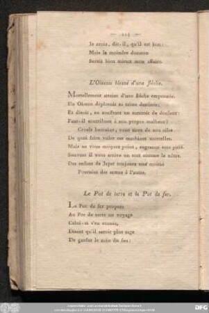 Le Pot de terre et le Pot de fer.
