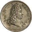 Medaille auf König Ludwig XIV. von Frankreich mit Darstellung des gallischen Hahns, zweite Hälfte 17. Jahrhundert