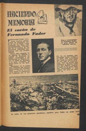 Haciendo memoria: El sueño de Fernando Fader