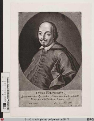 Bildnis Lucas Holste (lat. Holstenius)