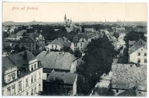 Freiberg. Blick auf Freiberg