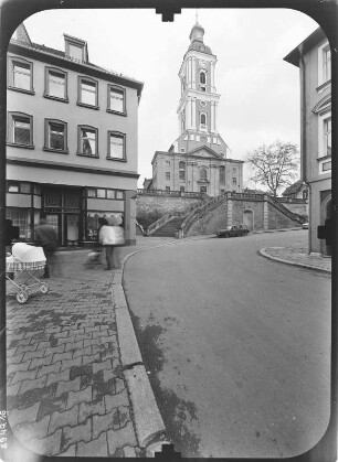 Gera. Salvatorkirche (1717-1720; D. Schatz). Ansicht von Nordwest