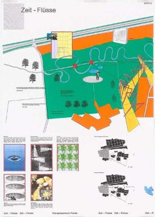 Therapiezentrum Panke, Berlin-Buch Schinkelwettbewerb 1999: Lagepläne 1:10000, Fotos und Zeichnungen