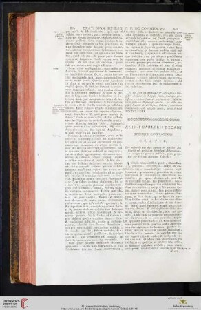 Ægidii Carlerii Decani Ecclesiæ cameracensis - Oratio