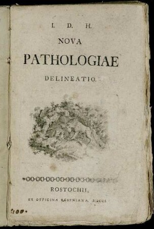 I. D. H. Nova Pathologiae Delineatio